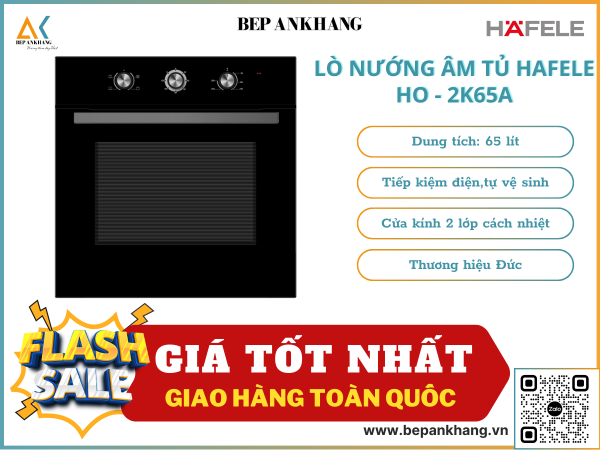 LÒ NƯỚNG ÂM TỦ HAFELE  HO - 2K65A 538.61.431